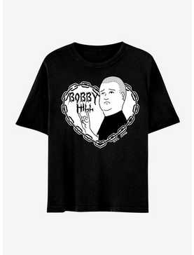 King Of The Hill Bobby Heart Boyfriend Fit Girls T-Shirt, , hi-res