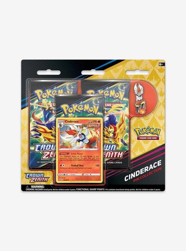 Pokemon Crown Zenith Cinderace Pin Collection | Hot Topic