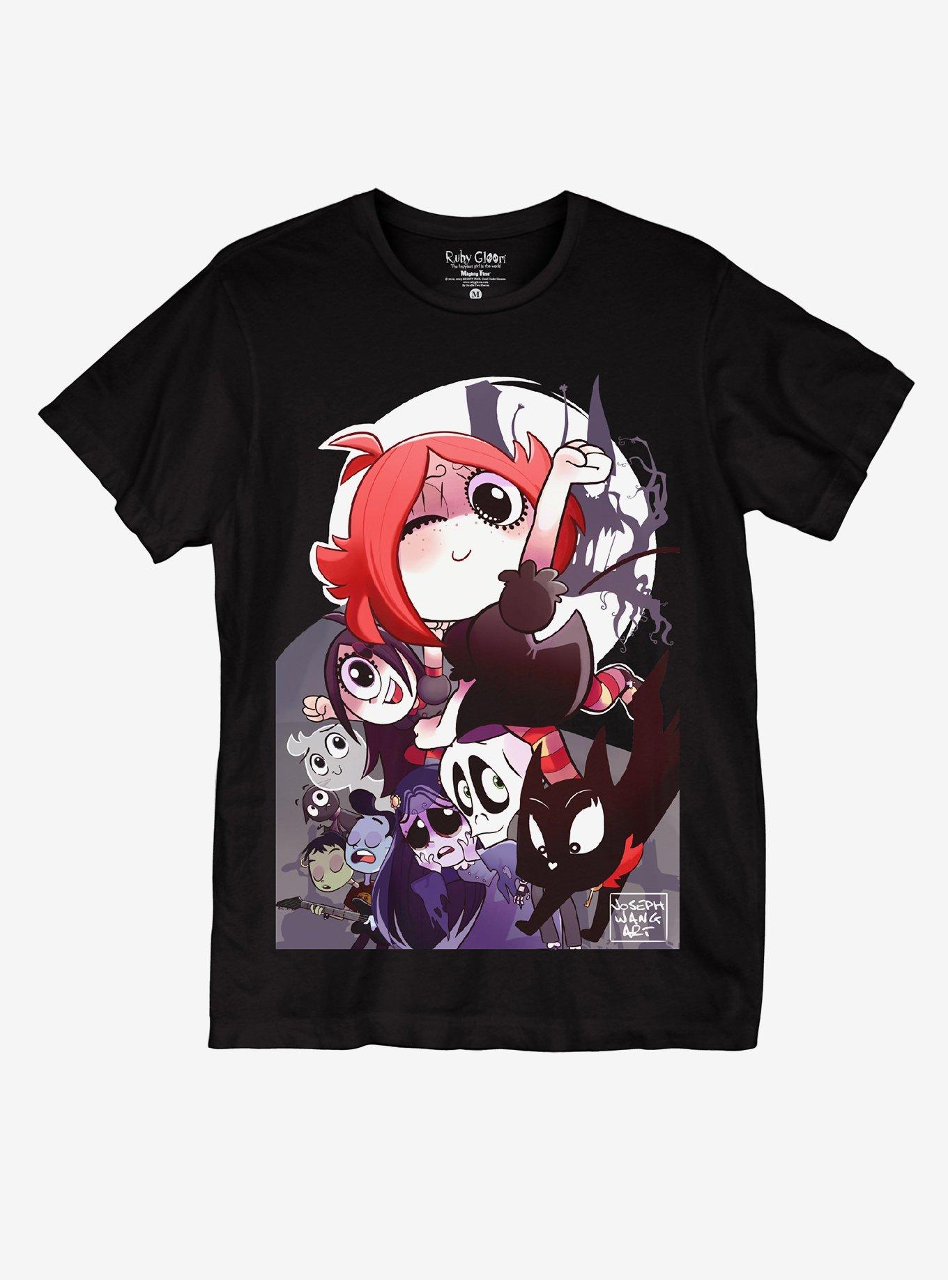 Ruby Gloom Chibi Group Boyfriend Fit Girls T-Shirt By Joseph Wang Art | Hot  Topic