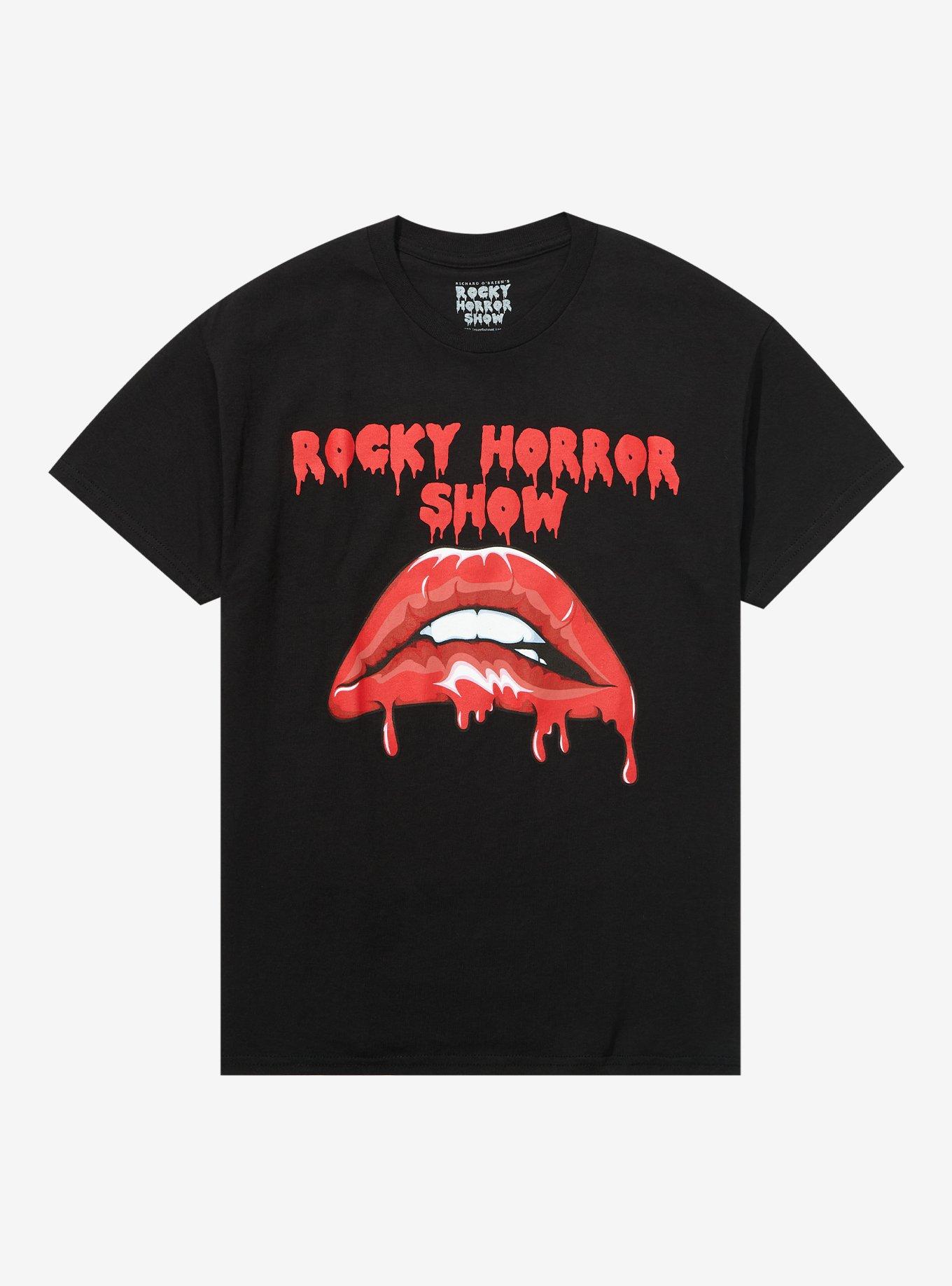 Rocky Horror Show Lips Logo Boyfriend Fit Girls T-Shirt, MULTI, hi-res