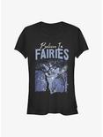 Disney Peter Pan Believe In Fairies Girls T-Shirt, BLACK, hi-res