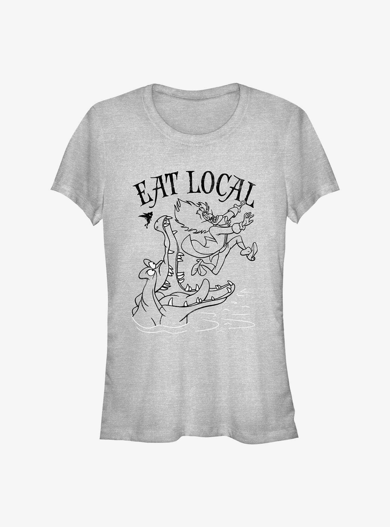 Disney Peter Pan Captain Hook Eat Local Girls T-Shirt, ATH HTR, hi-res