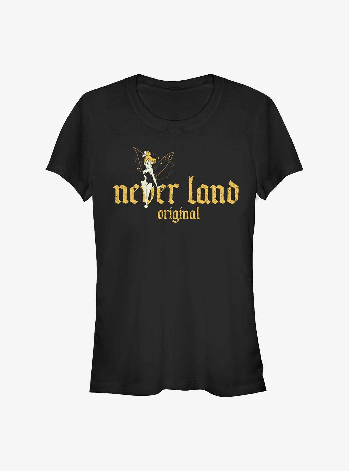 Disney Peter Pan Tinker Bell Never Land Original Girls T-Shirt, BLACK, hi-res