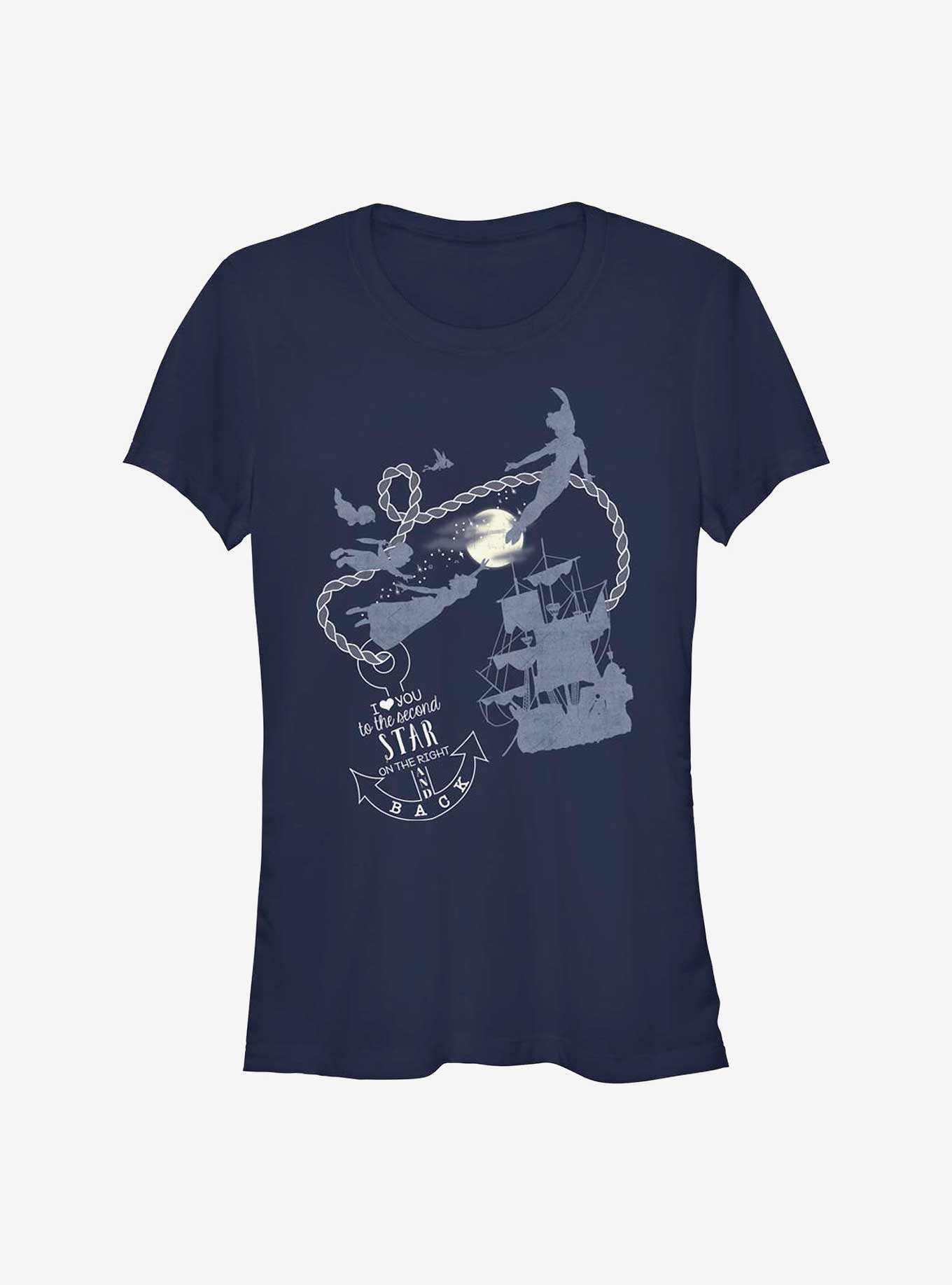 Disney Peter Pan To The Second Star And Back Girls T-Shirt, , hi-res