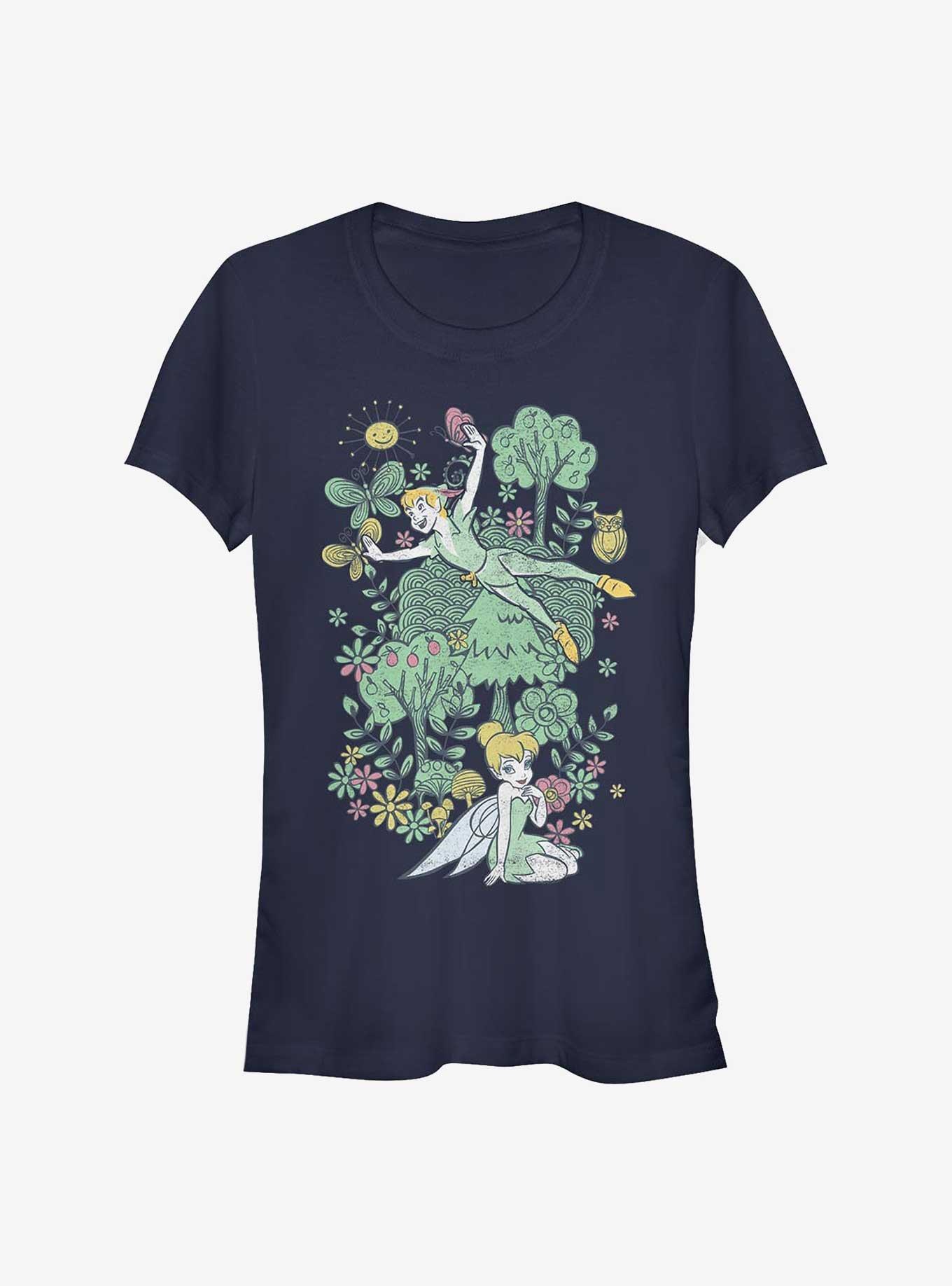 Disney Peter Pan Summer Time Adventures Girls T-Shirt, NAVY, hi-res
