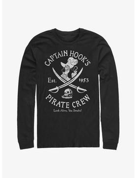Plus Size Disney Peter Pan Captain Hook's Pirate Crew Long-Sleeve T-Shirt, , hi-res
