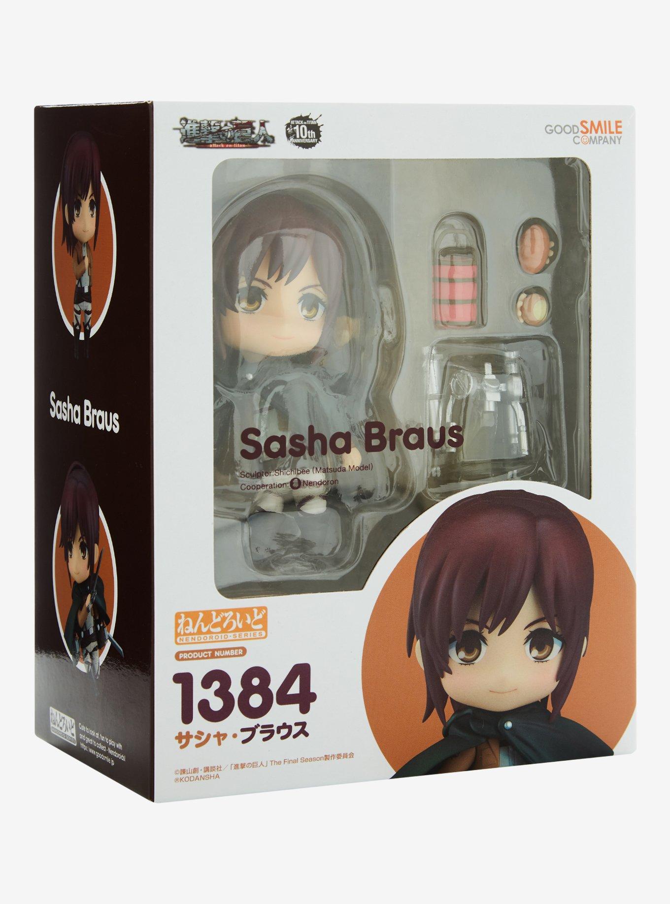 Good Smile Company Attack on Titan Nendoroid No. 1384 Sasha Braus Figure, , hi-res