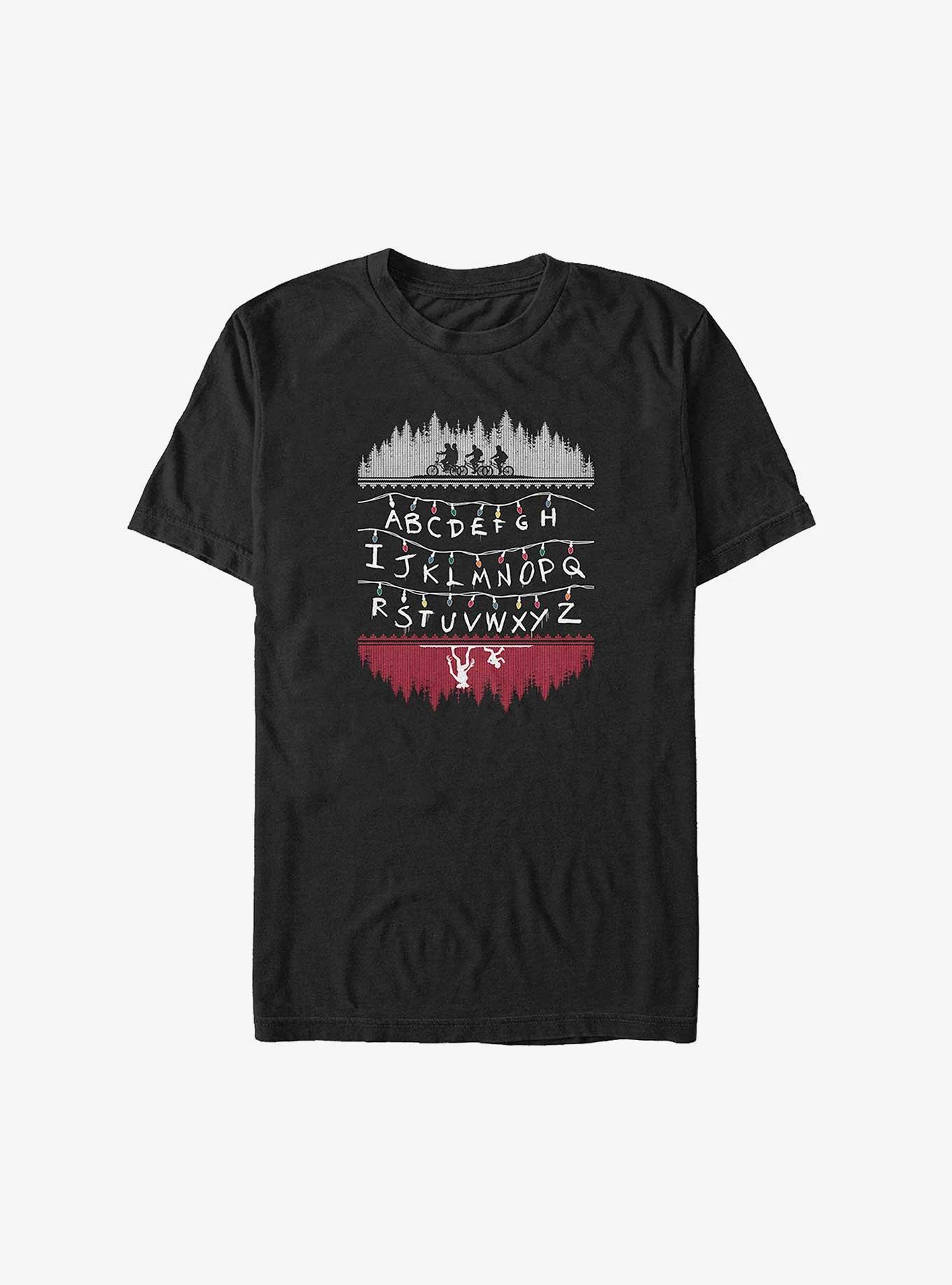 Stranger Things Alphabet Lights Big & Tall T-Shirt, , hi-res