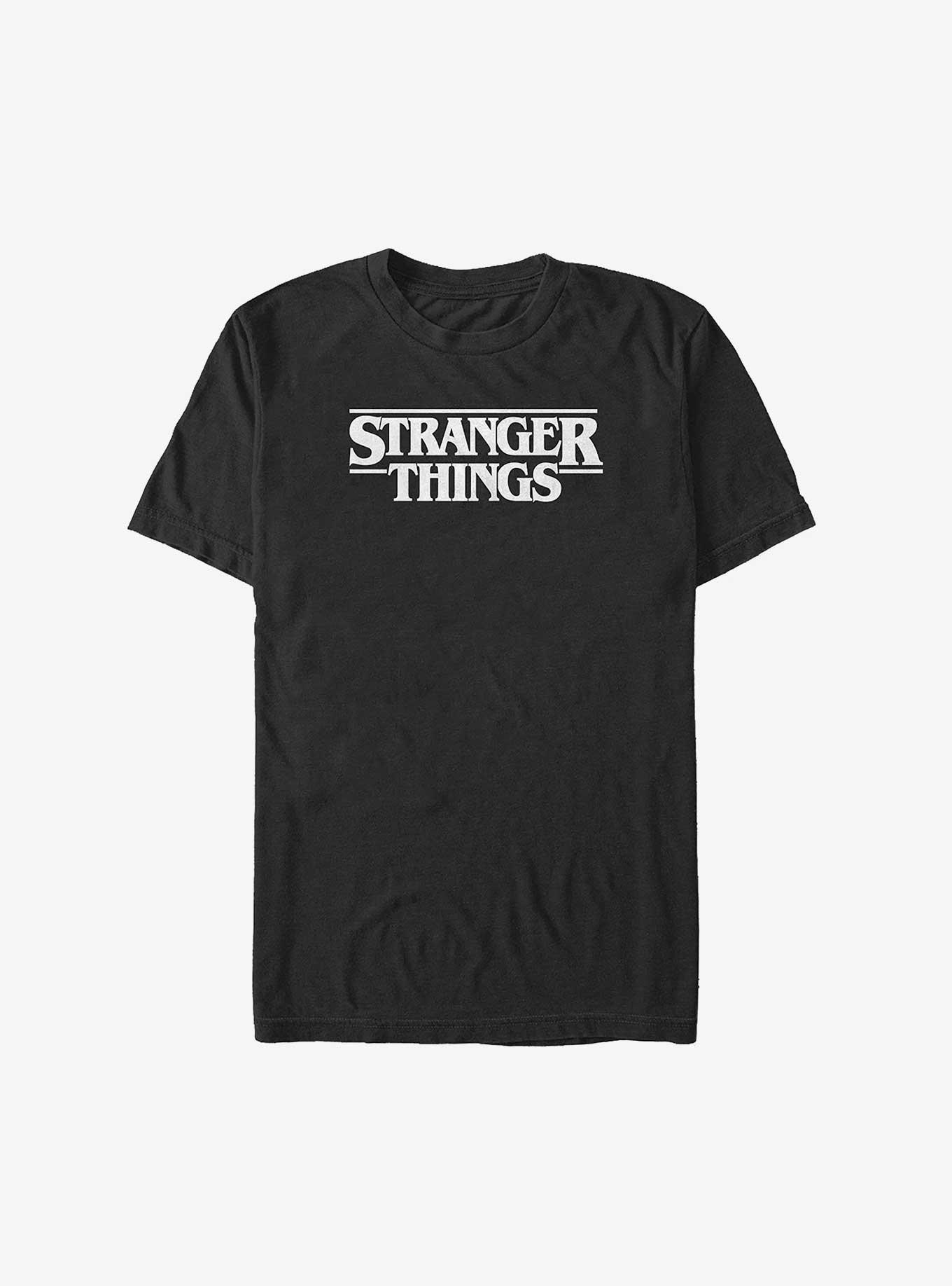 Stranger Things Logo Big & Tall T-Shirt, BLACK, hi-res