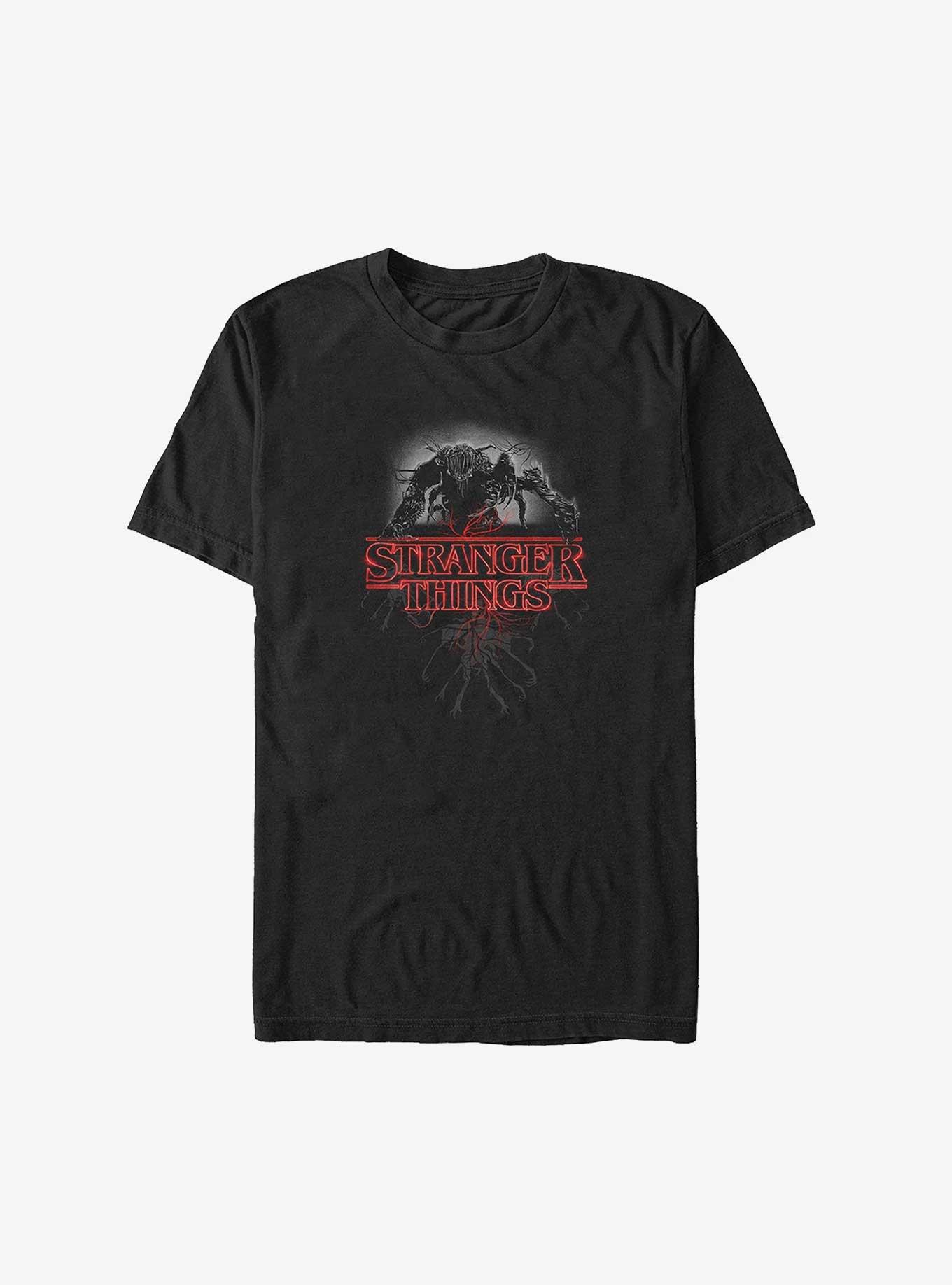 Stranger Things Logo Mind Slayer Big & Tall T-Shirt, BLACK, hi-res