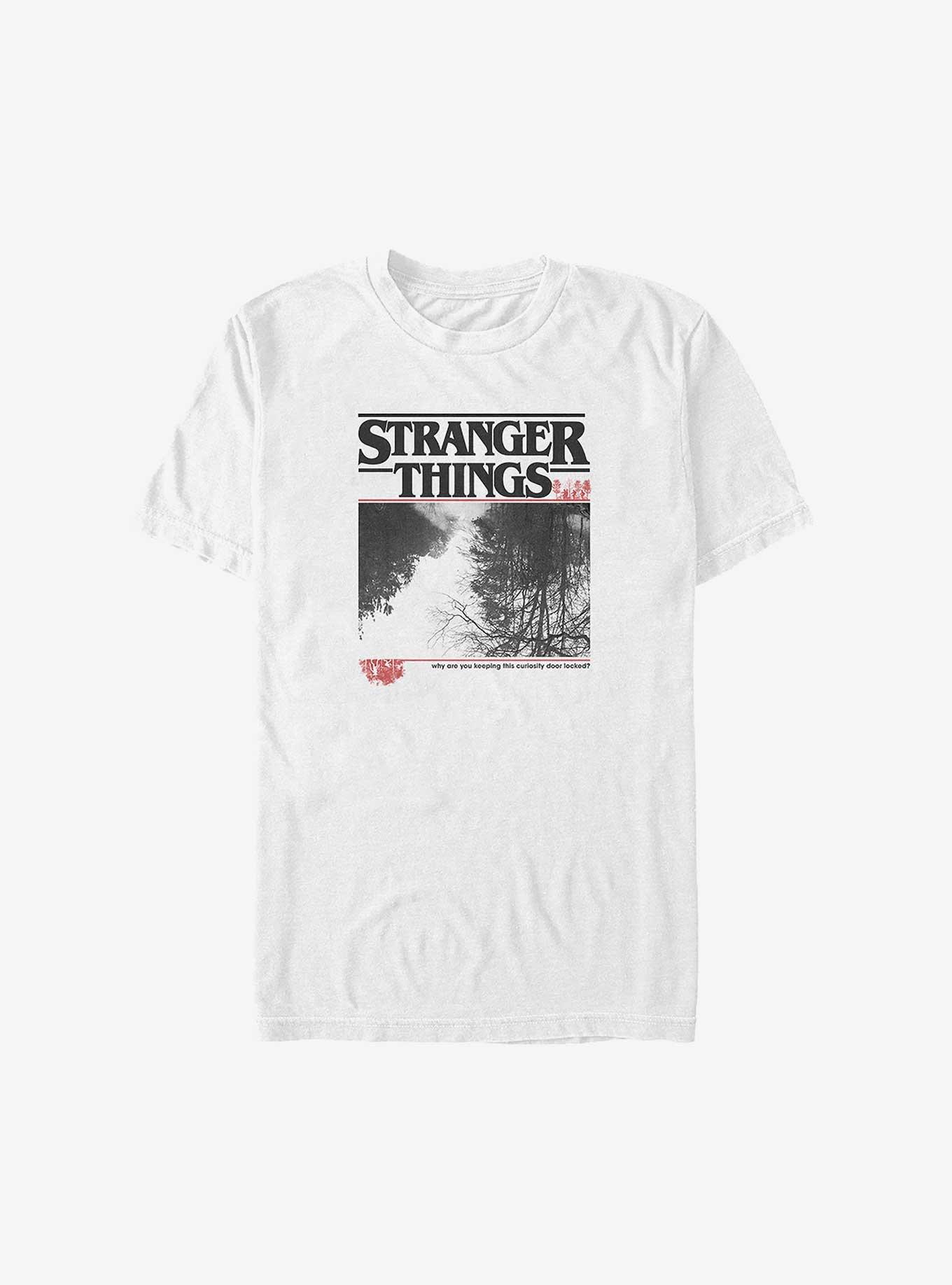 Stranger Things Upside Photo Big & Tall T-Shirt, WHITE, hi-res