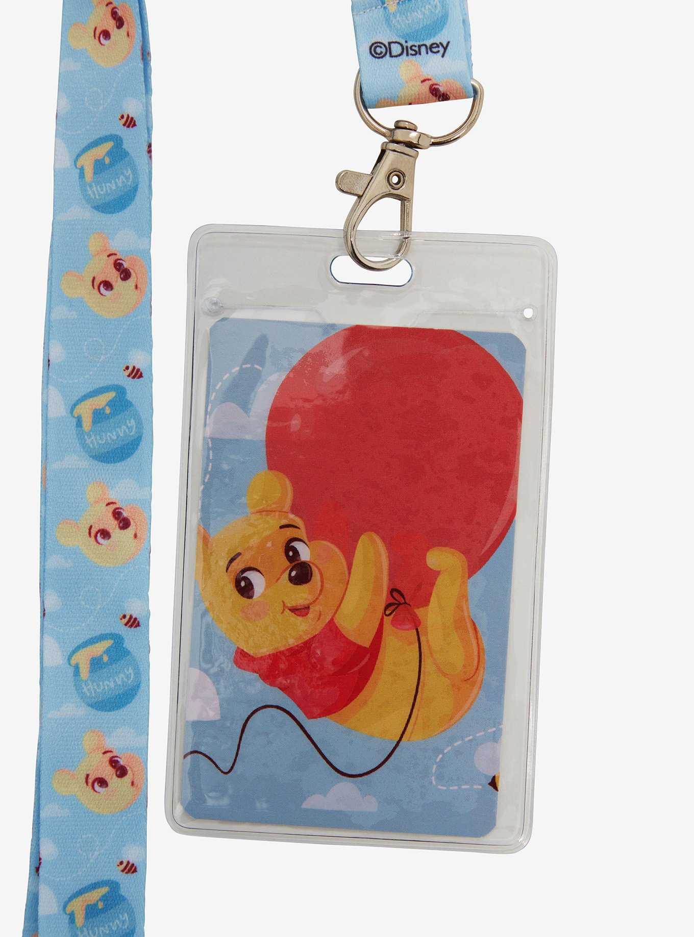Disney 100 Winnie the Pooh Allover Print Lanyard - BoxLunch Exclusive, , hi-res
