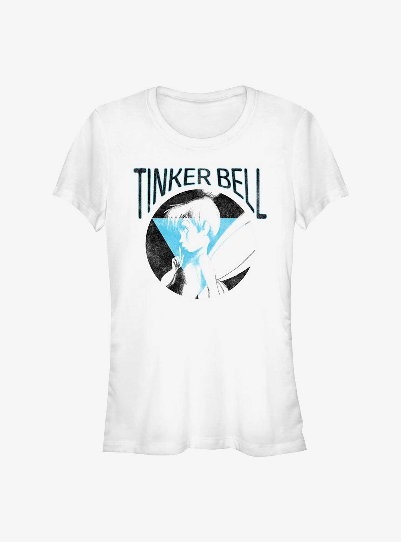 Disney Peter Pan Tinker Bell Profile Girls T-Shirt, WHITE, hi-res