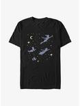 Disney Peter Pan Fly Away Celestial T-Shirt, BLACK, hi-res