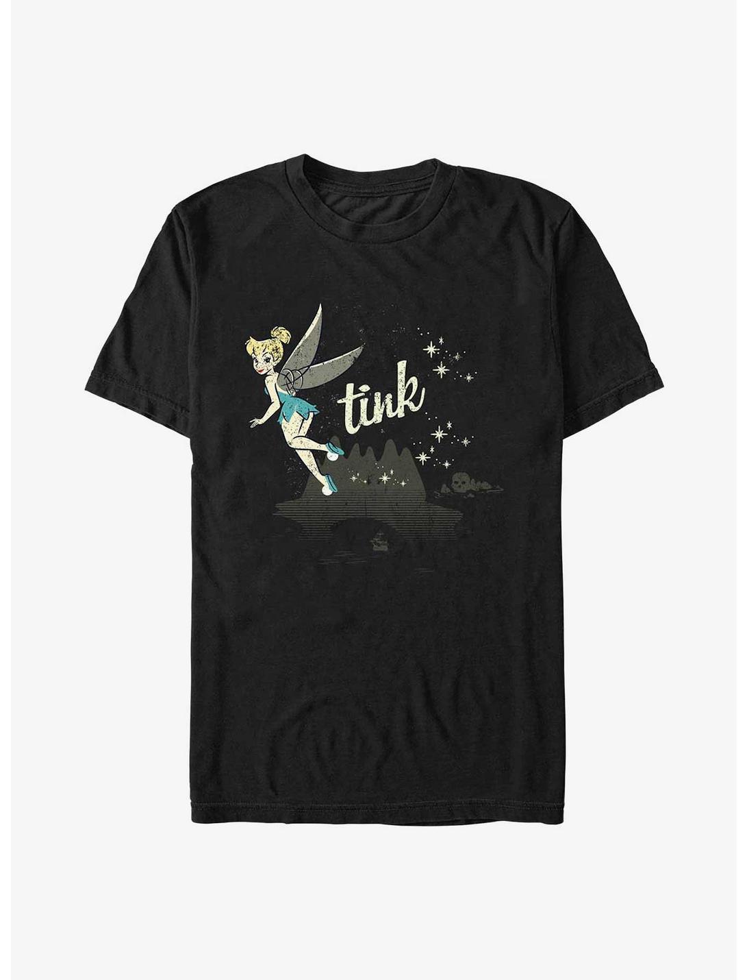 Disney Peter Pan Retro Tink T-Shirt, BLACK, hi-res