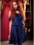 Interview With The Vampire Claudia Lace-Up Dress, BLUE, hi-res