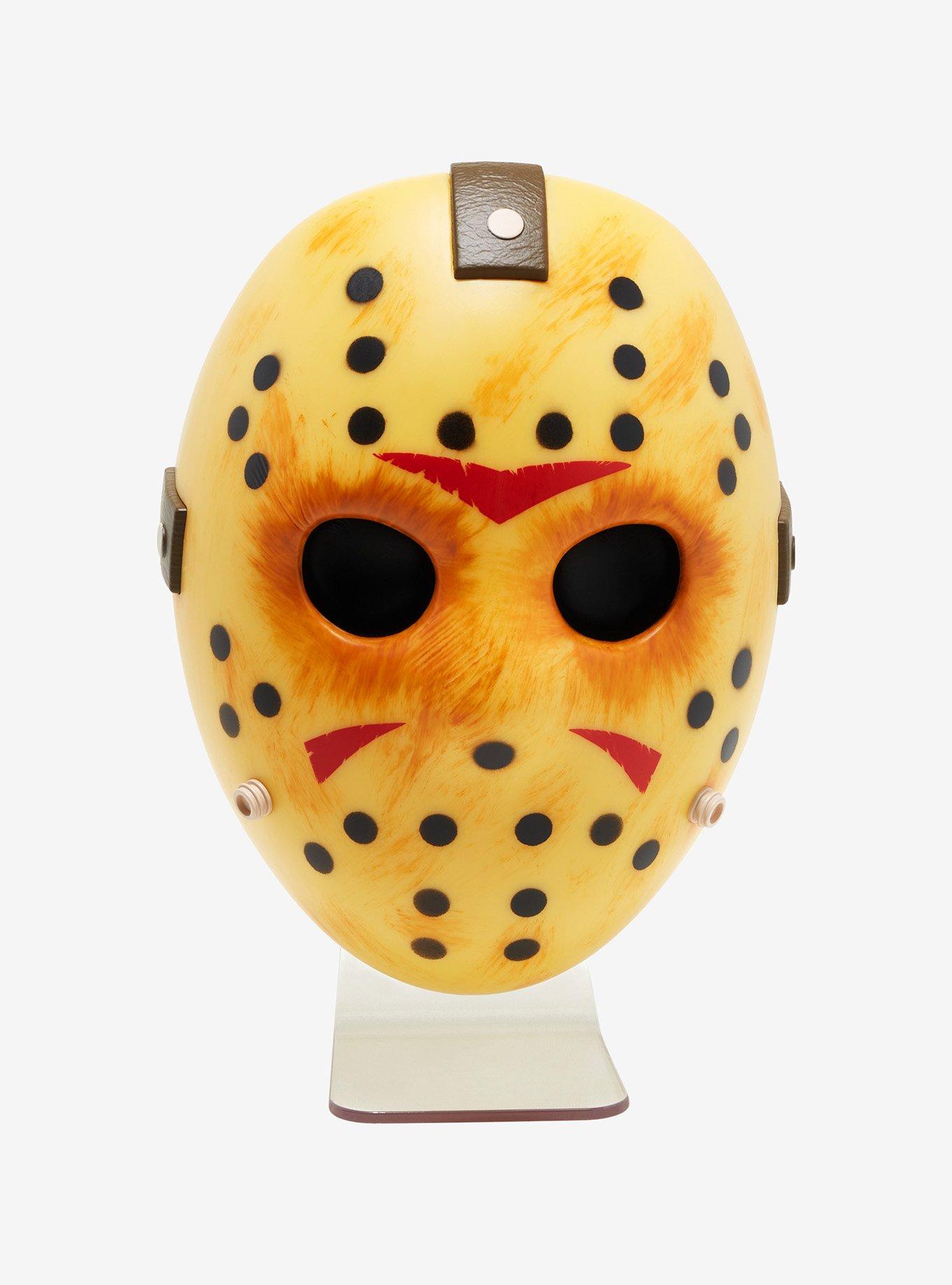 Horror Friday the 13th Jason Voorhees hockey mask gold