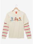 Strawberry Shortcake Characters Layered Long Sleeve T-Shirt - BoxLunch Exclusive, MULTI, hi-res