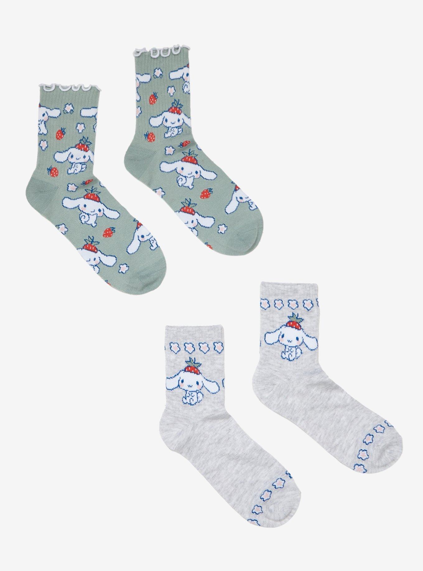 Sanrio Cinnamoroll Strawberry Crew Sock Set, , hi-res