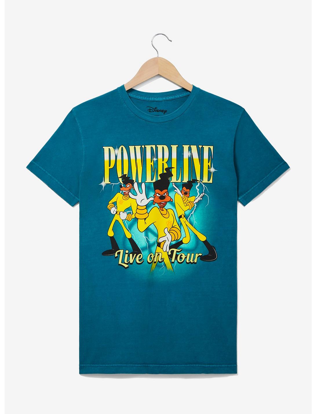 Disney A Goofy Movie Powerline Retro Style Women's T-Shirt - BoxLunch Exclusive, GREEN, hi-res