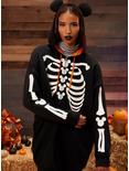 Her Universe Disney Halloween Skeleton Hoodie Dress, WHITE, hi-res