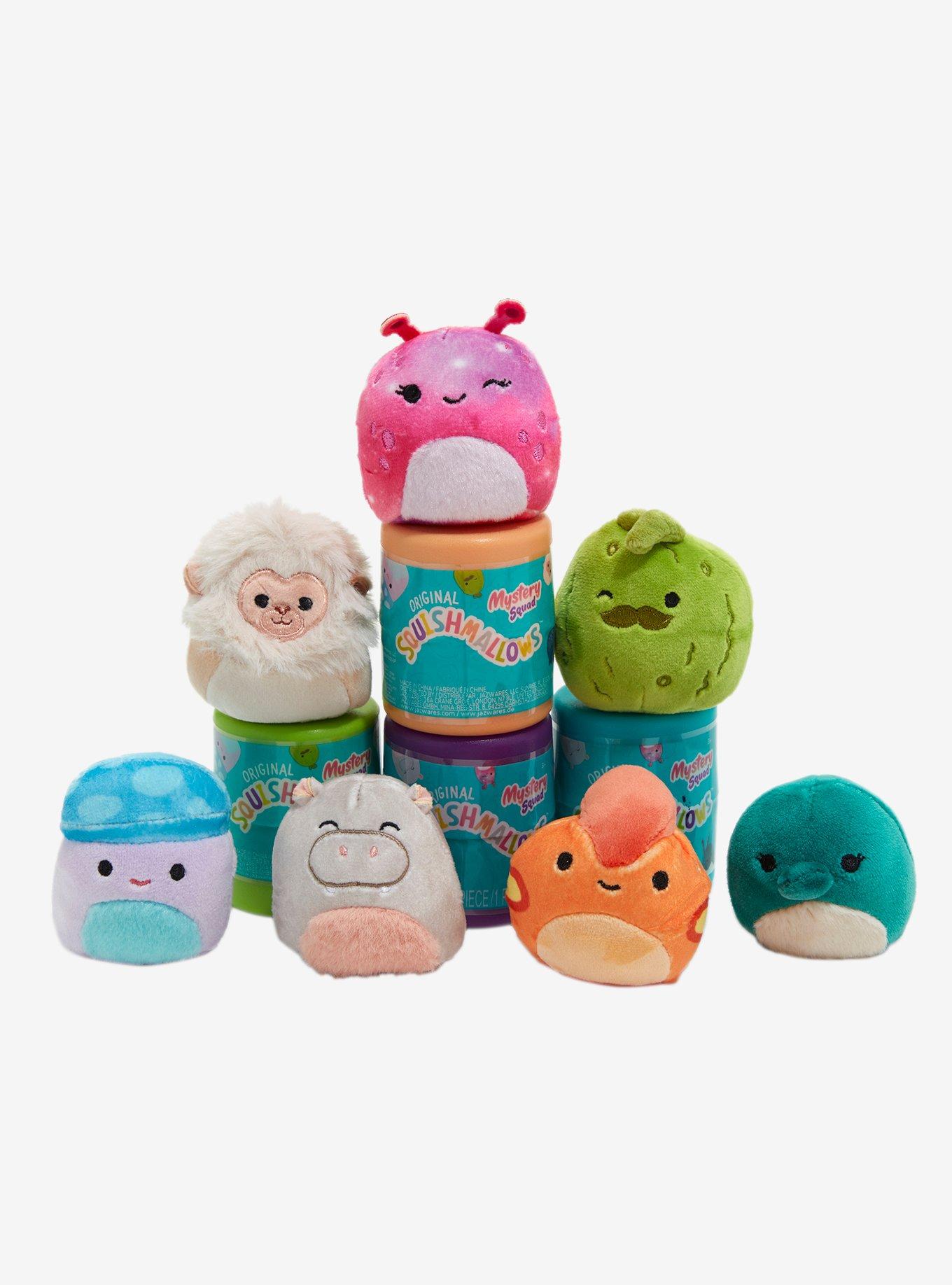  Squishmallow Mystery Squad Blind Bag with 5 Figure - Bundle  with Squishmallow Mystery Bag with Plushie Plus Stickers, More