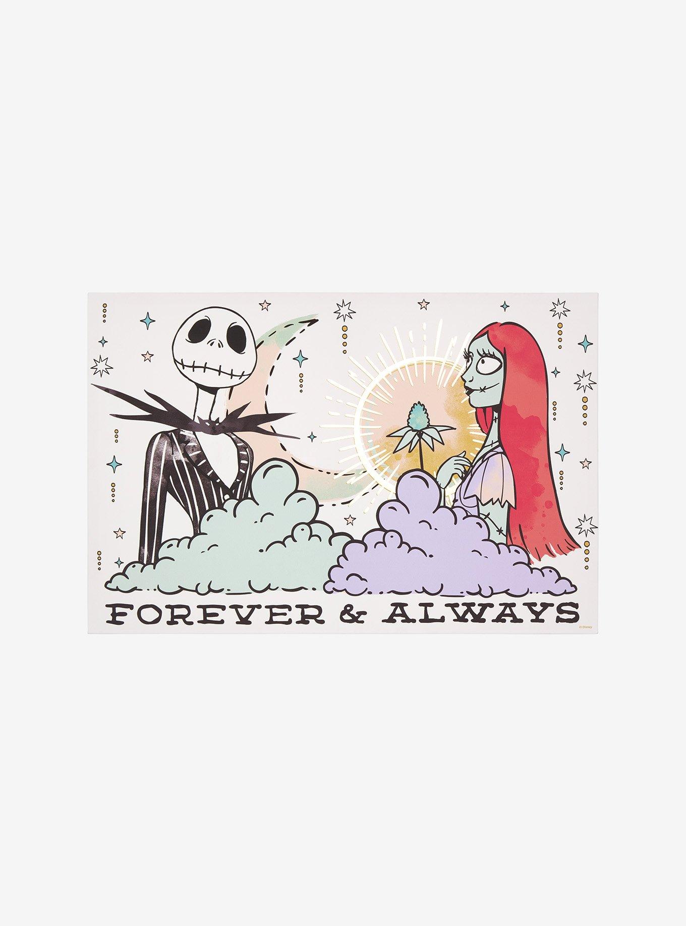 The Nightmare Before Christmas Jack & Sally Mystic Wall Art, , hi-res
