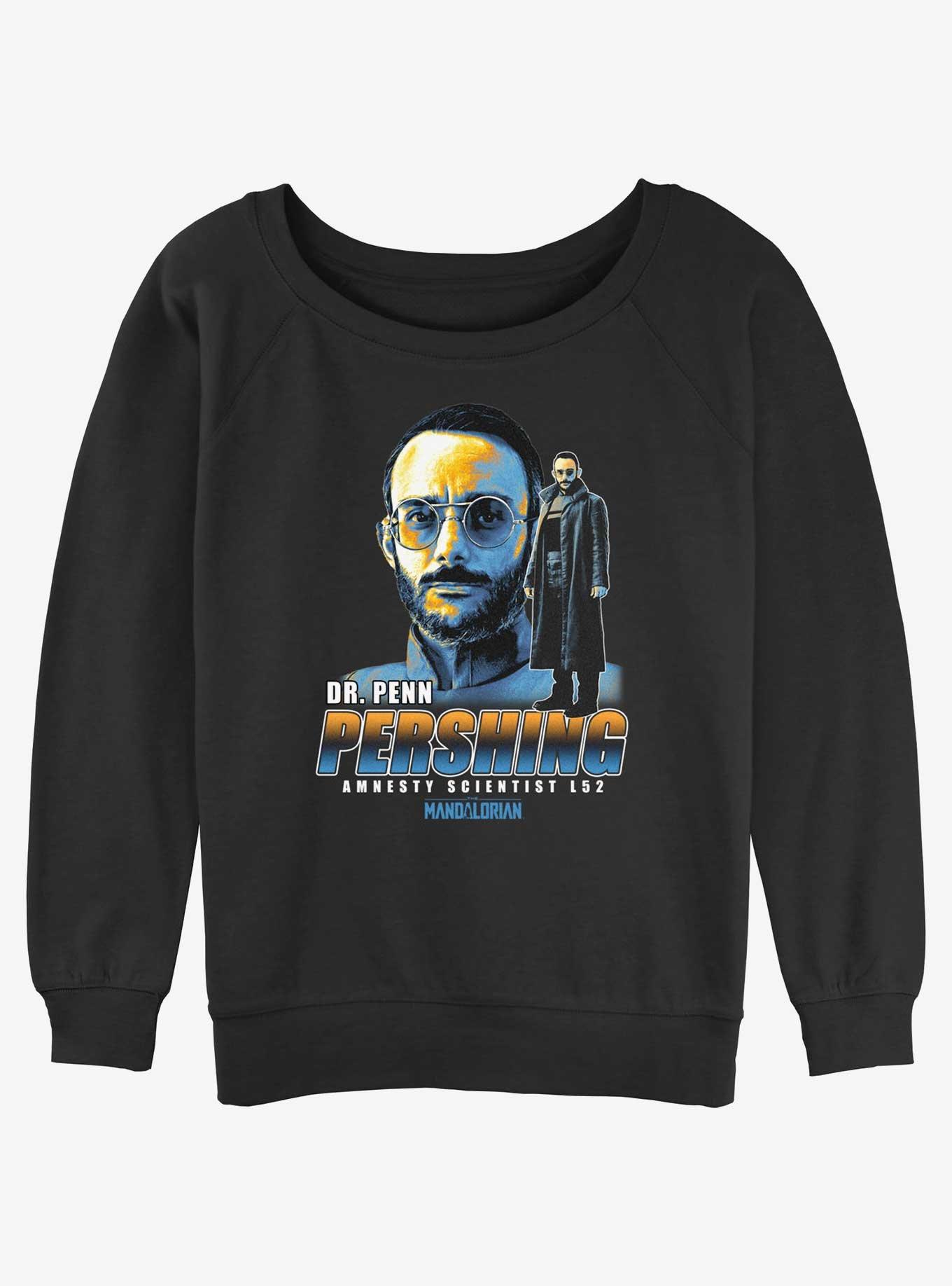 Star Wars The Mandalorian Amnesty Scientist Dr. Penn Pershing Womens Slouchy Sweatshirt, , hi-res