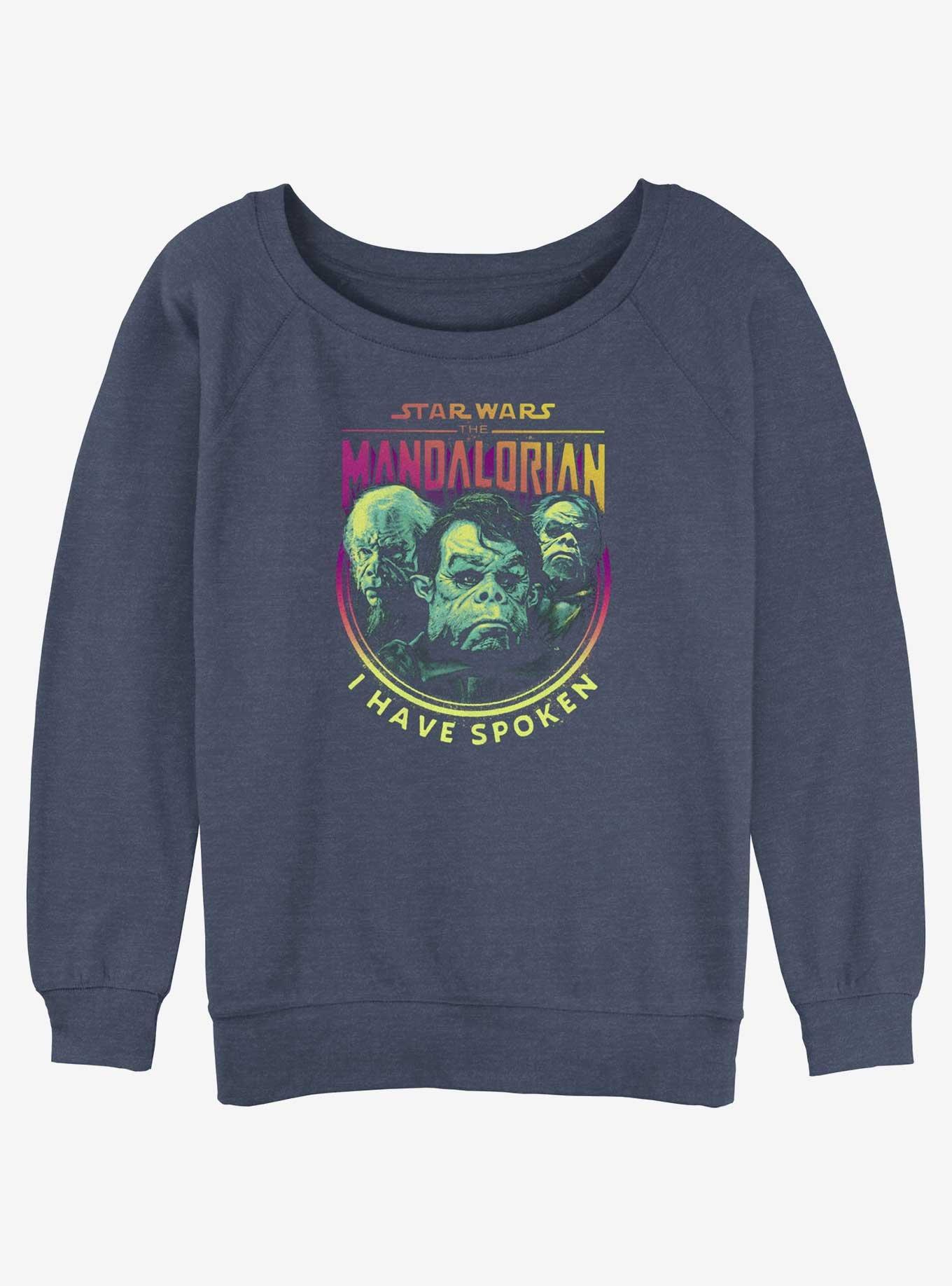 Star Wars The Mandalorian Ugnaught Engineers Womens Slouchy Sweatshirt, BLUEHTR, hi-res