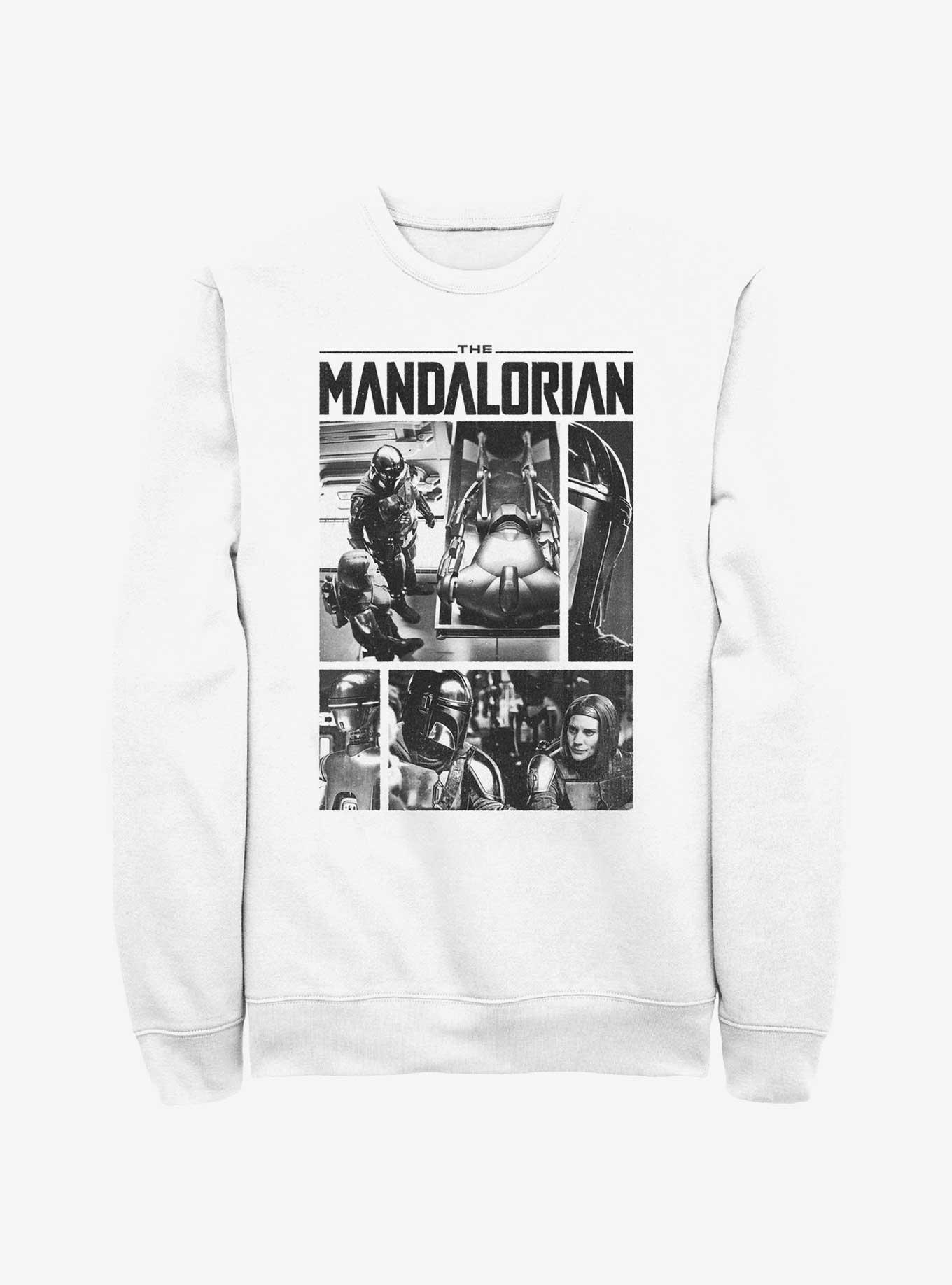 Star Wars The Mandalorian Plazir-15 Droid Recommissioning Sweatshirt, WHITE, hi-res