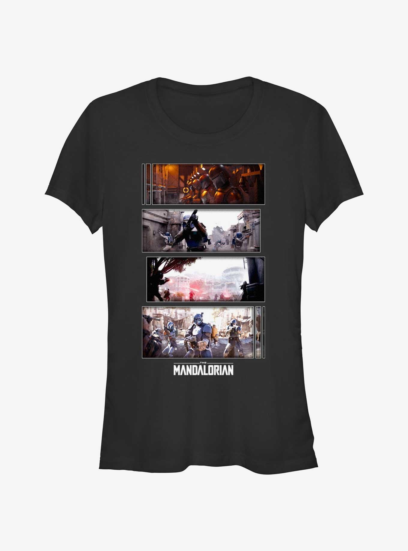 Star Wars The Mandalorian Battle Sequence Girls T-Shirt, , hi-res