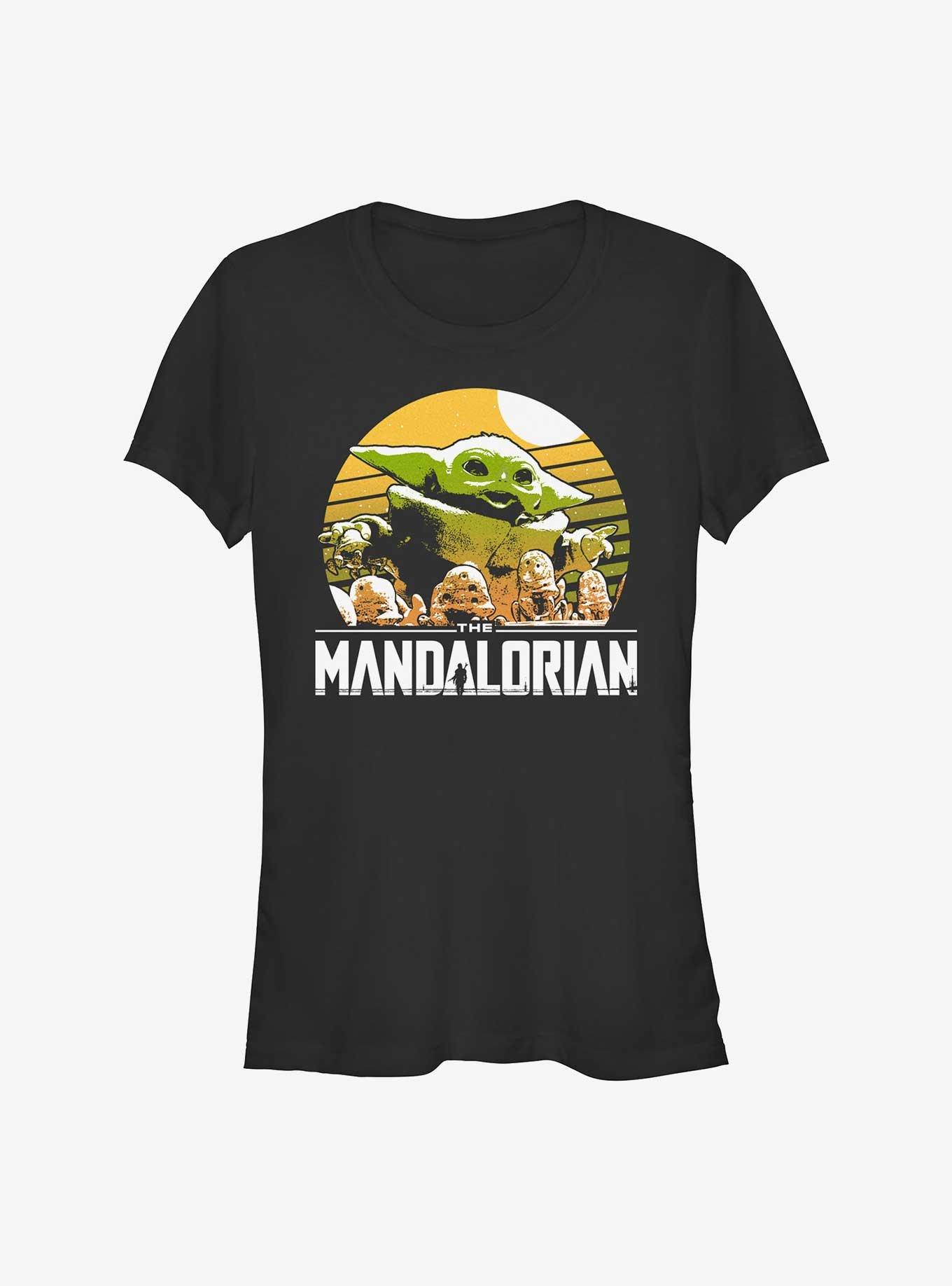 Star Wars The Mandalorian Grogu Playing With Stone Crabs Girls T-Shirt, , hi-res