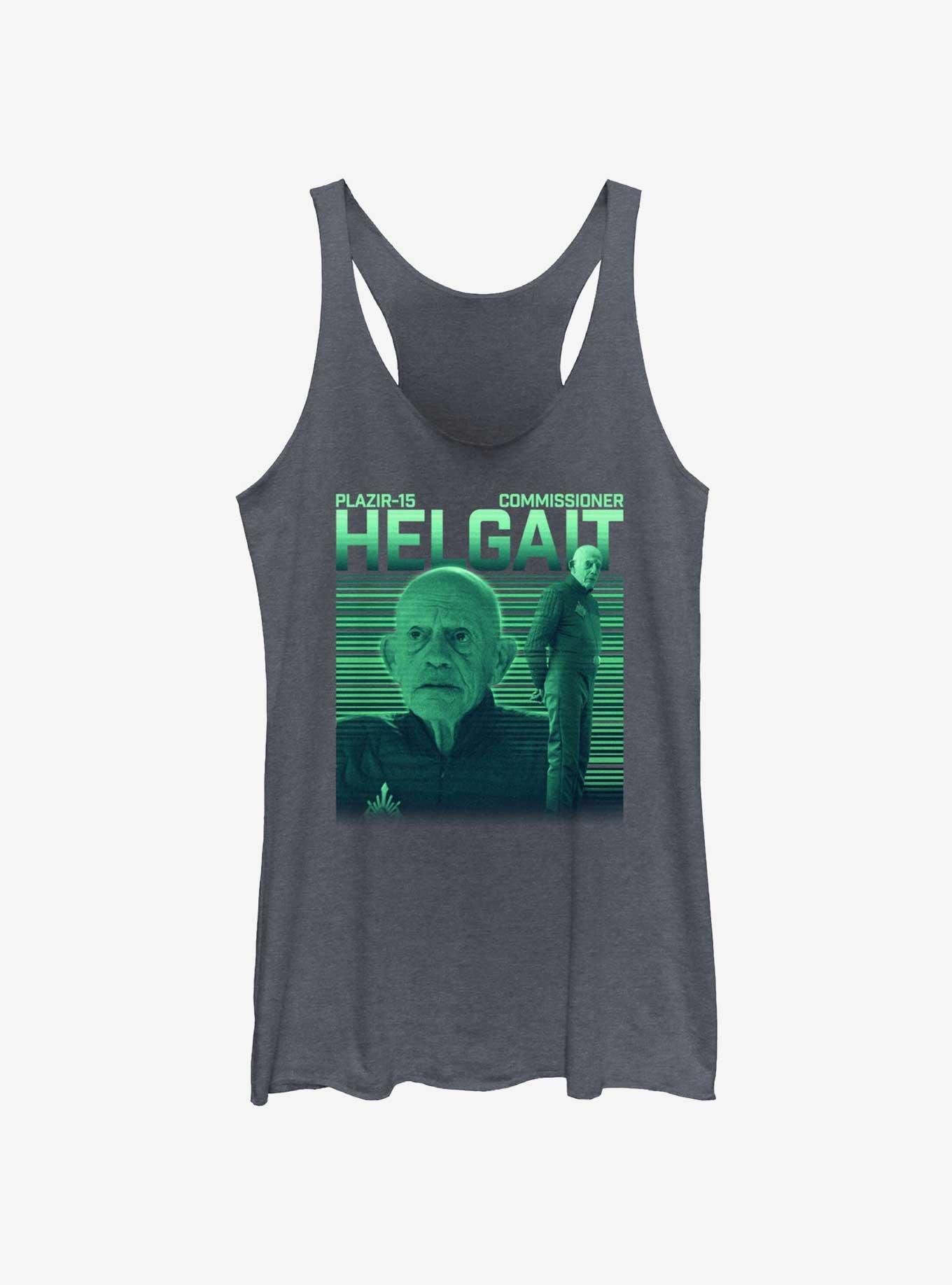Star Wars The Mandalorian Commissioner Helgait Girls Tank, NAVY HTR, hi-res