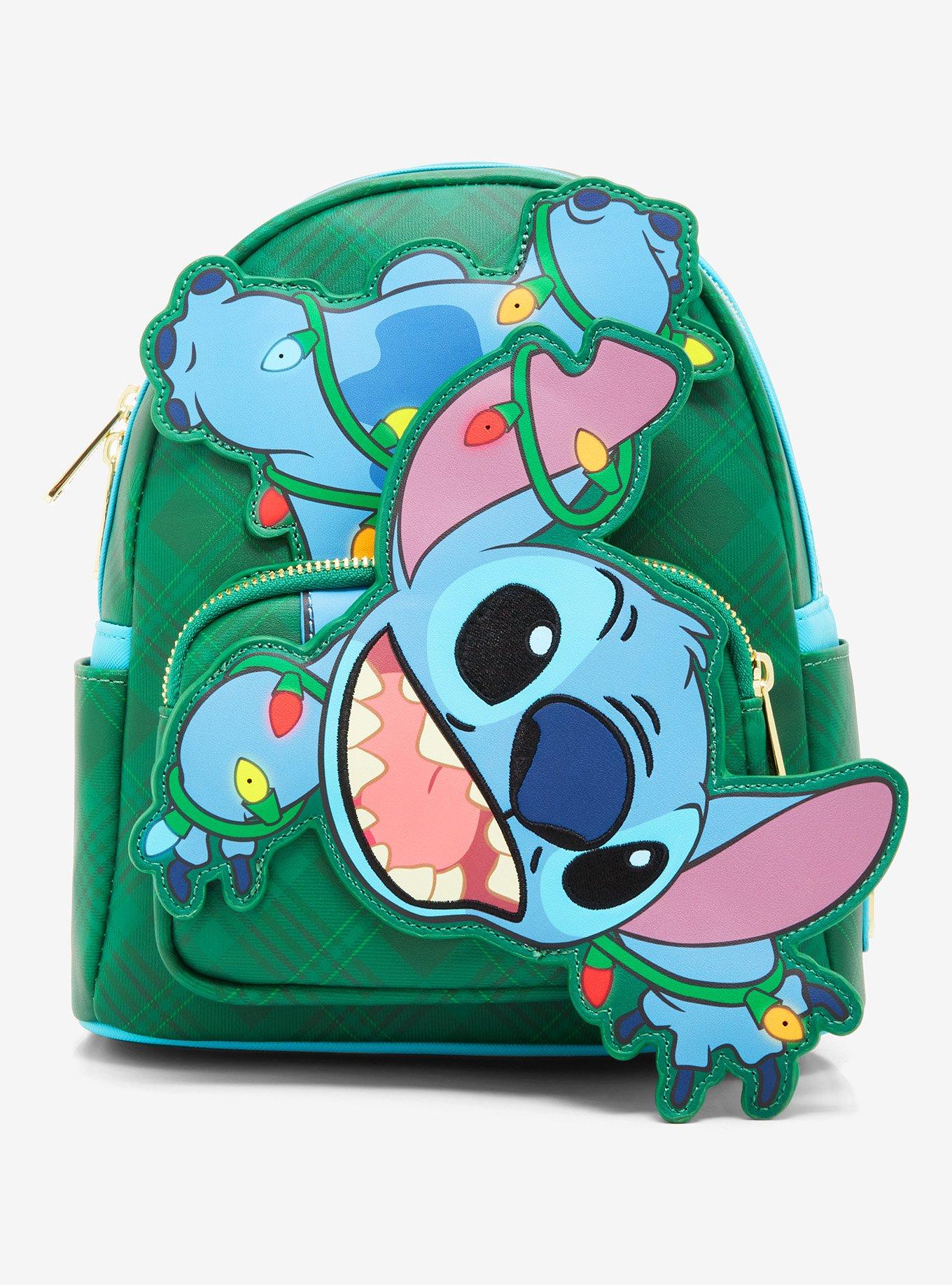 NEW 2016 Disney Loungefly Lilo Stitch FACE Teeth Ears Backpack