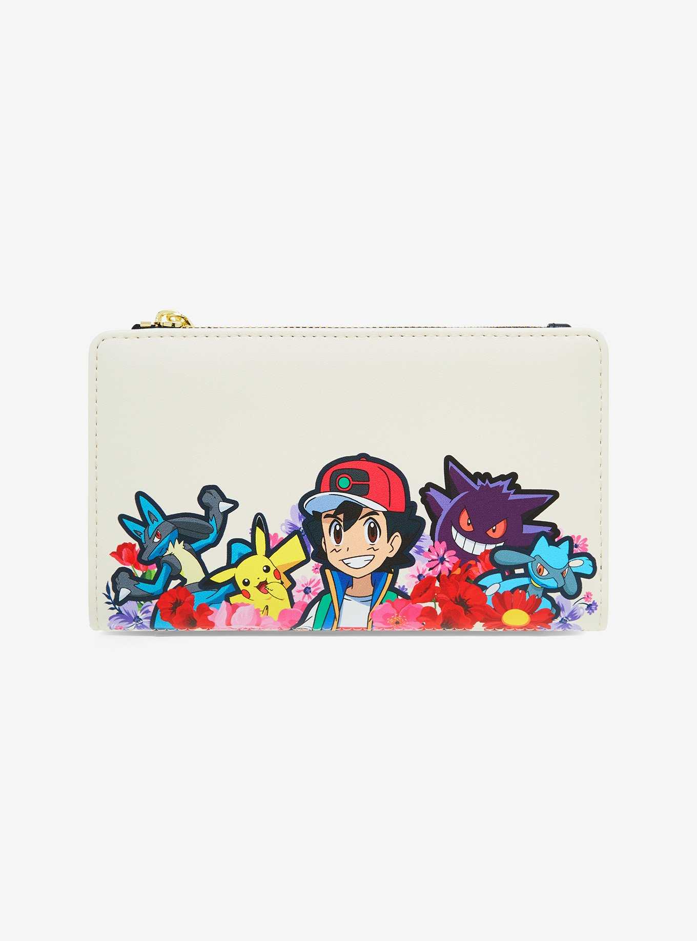 Loungefly Pokémon Ash & Pokémon Floral Wallet - BoxLunch Exclusive, , hi-res