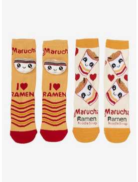 Maruchan Chibi Ramen Fuzzy Socks 2 Pair, , hi-res