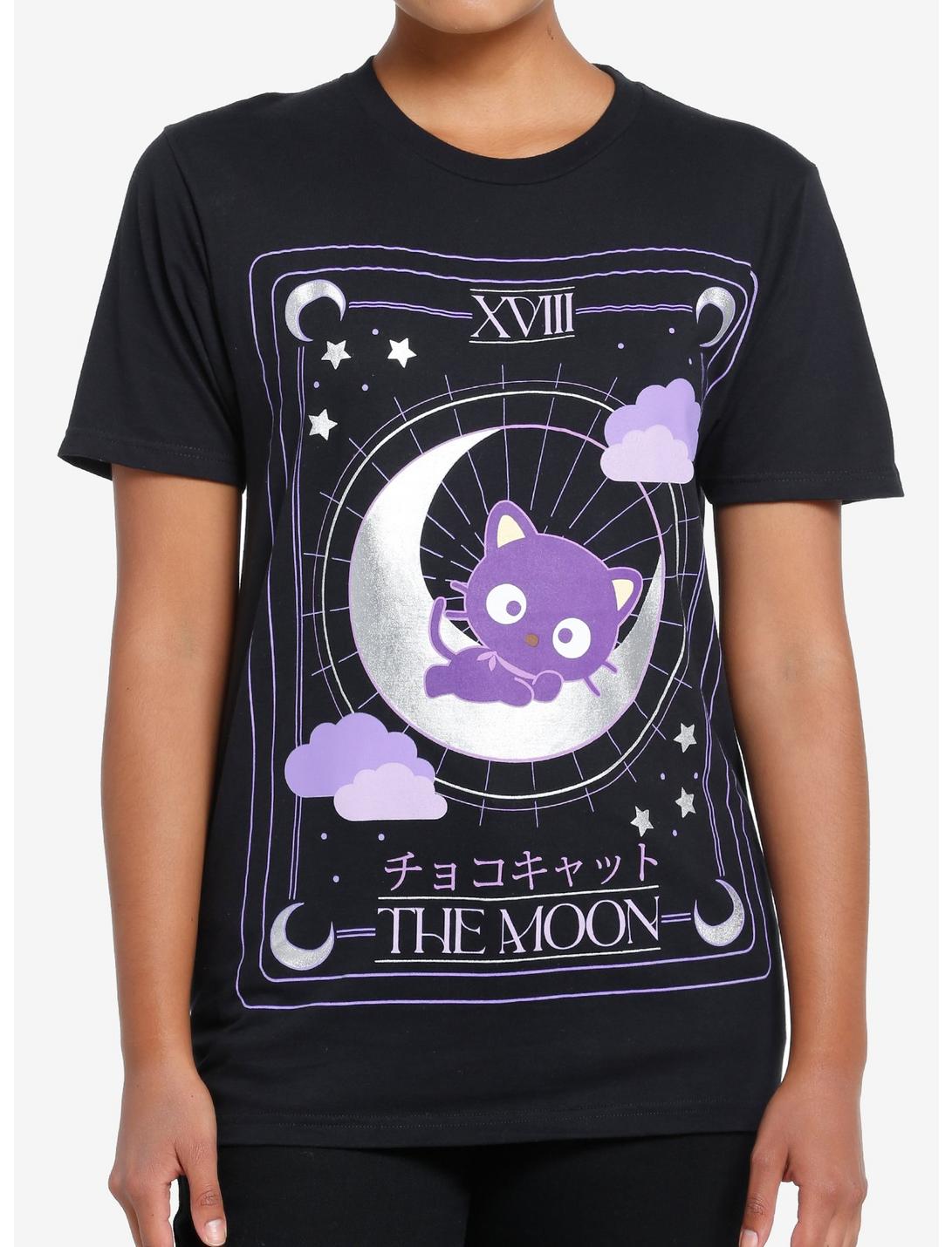 Chococat Moon Tarot Boyfriend Fit Girls T-Shirt, MULTI, hi-res