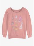 Disney Channel Disney Kitties Womens Slouchy Sweatshirt, DESERTPNK, hi-res