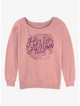 Disney Frozen 2 Bruni Autumn Womens Slouchy Sweatshirt, DESERTPNK, hi-res