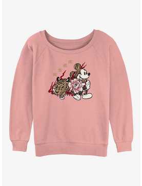 Disney Mickey Mouse New Year Mickey Womens Slouchy Sweatshirt, , hi-res