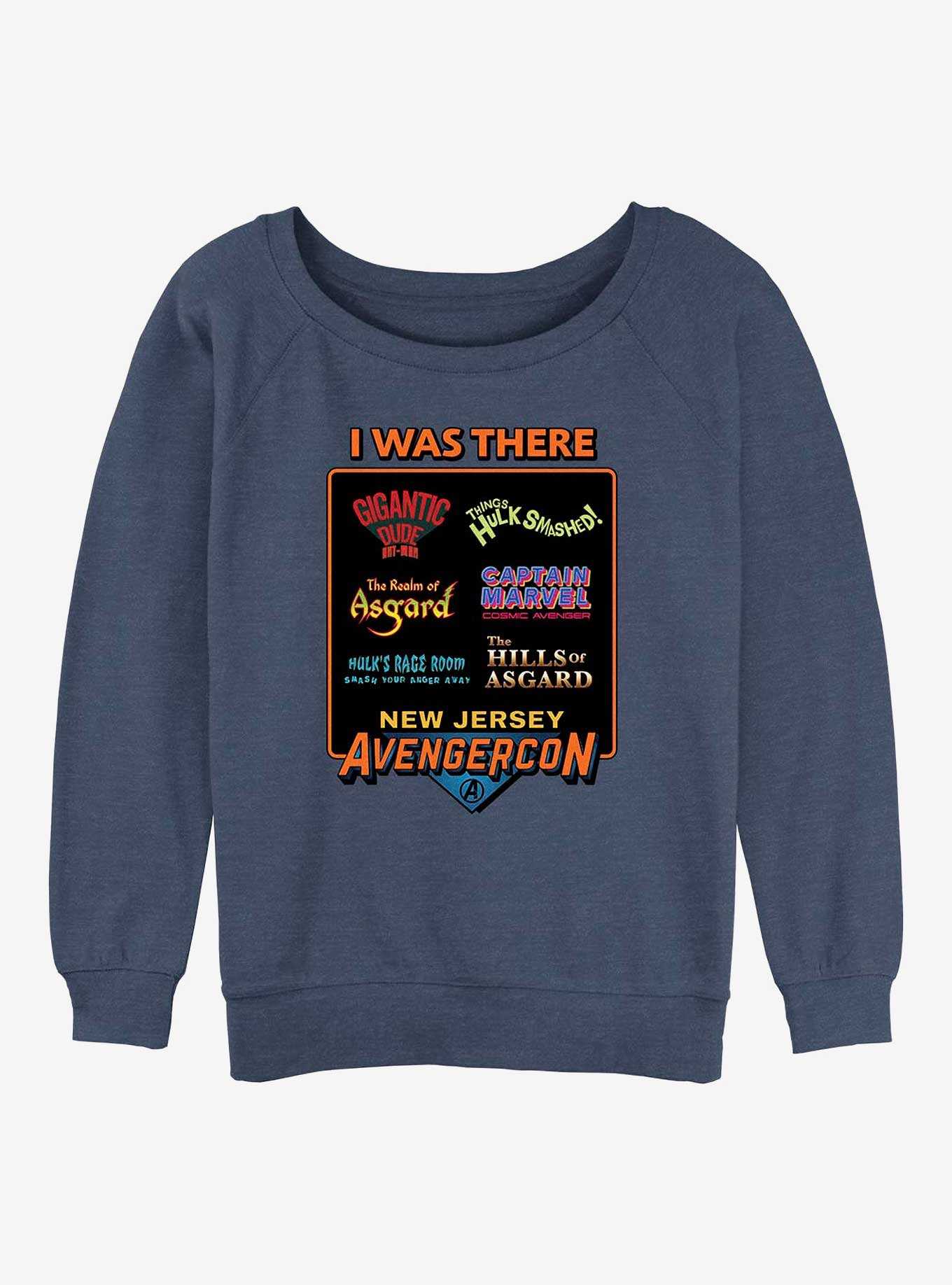 Marvel Ms. Marvel I Was There Avengercon Womens Slouchy Sweatshirt, , hi-res