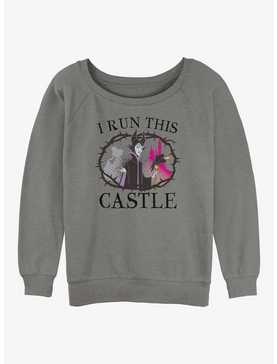 Disney Villains I Run This Castle Womens Slouchy Sweatshirt, , hi-res