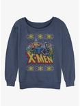 Marvel X-Men Hero Group Womens Slouchy Sweatshirt, BLUEHTR, hi-res