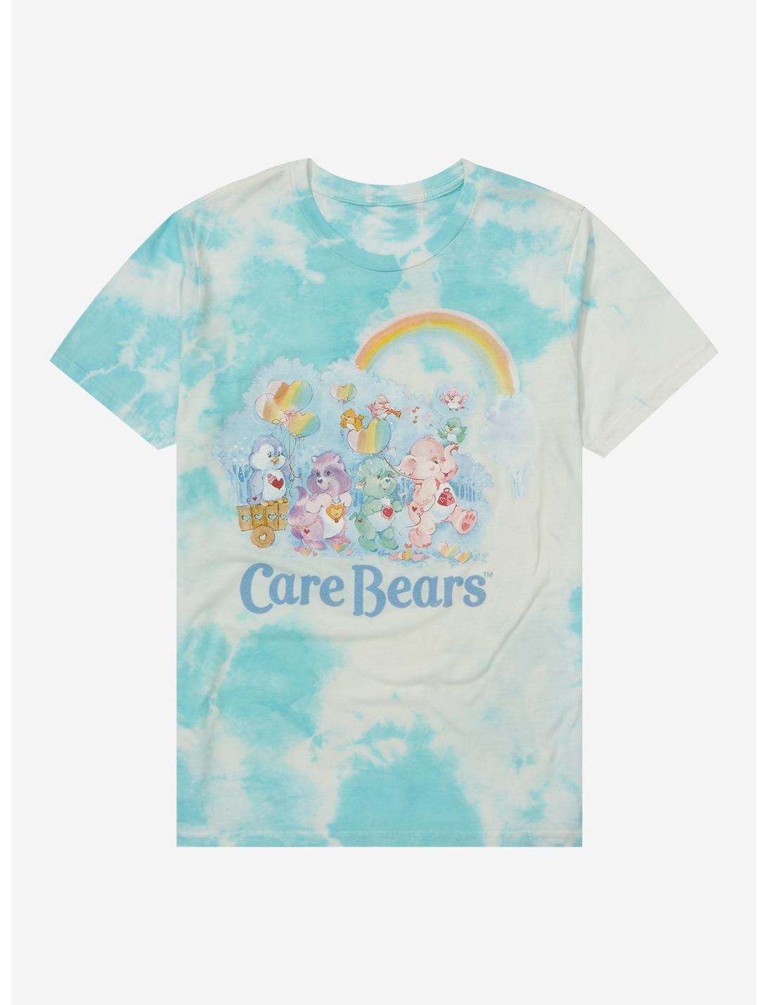 Care Bears Cousins Vintage Blue Tie-Dye Boyfriend Fit Girls T-Shirt, MULTI, hi-res