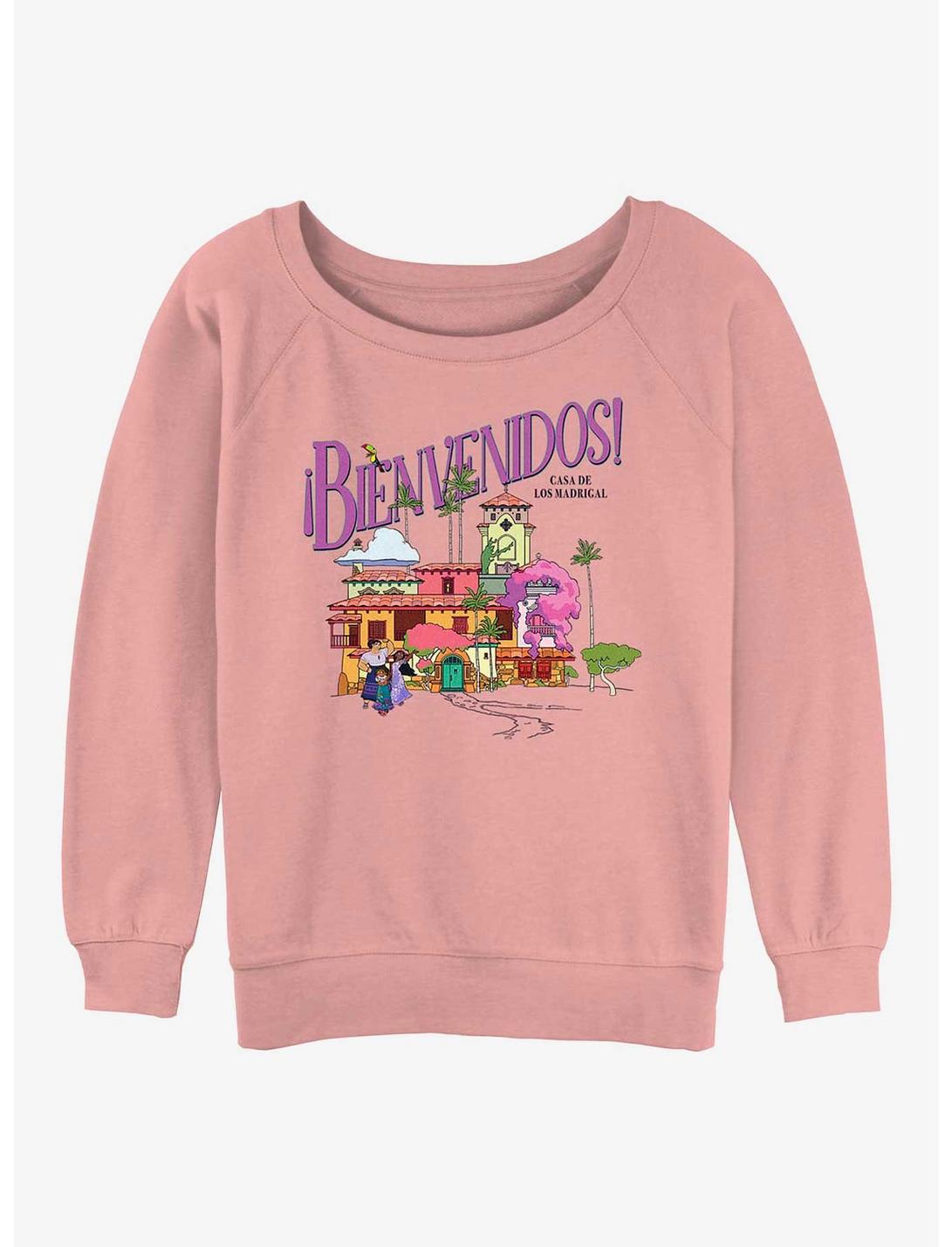 Disney Encanto Destination Casa Womens Slouchy Sweatshirt, DESERTPNK, hi-res
