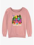 Disney Encanto Home Womens Slouchy Sweatshirt, DESERTPNK, hi-res
