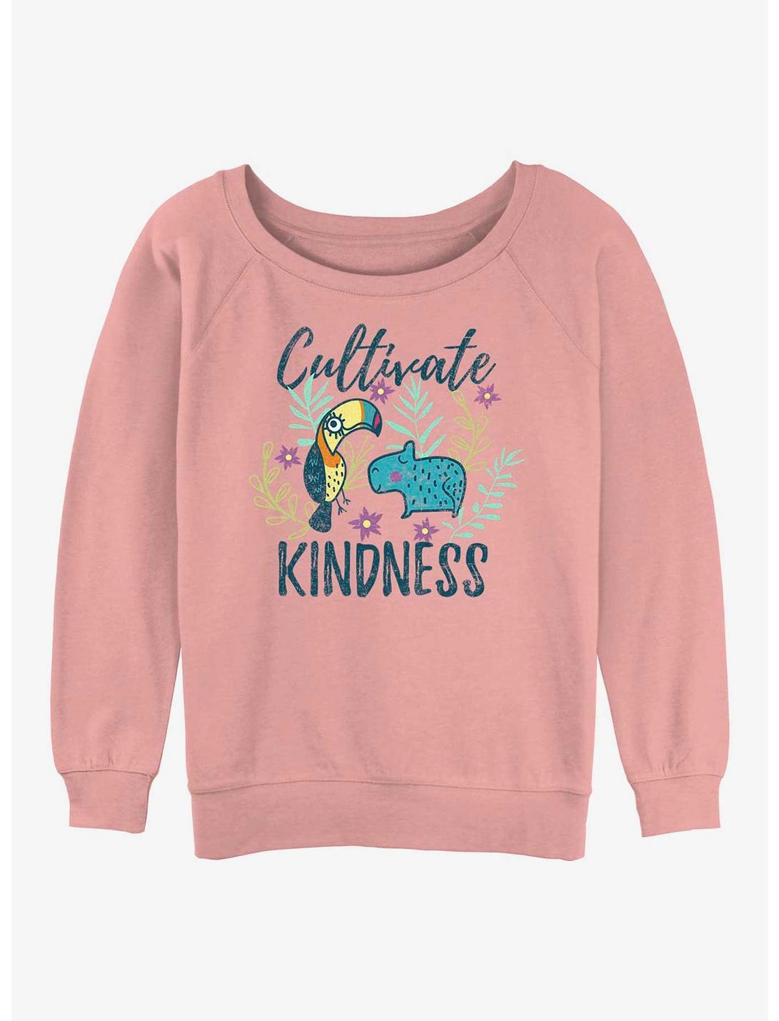 Disney Encanto Kindness Womens Slouchy Sweatshirt, DESERTPNK, hi-res