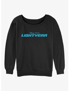 Disney Pixar Lightyear Logo Womens Slouchy Sweatshirt, , hi-res