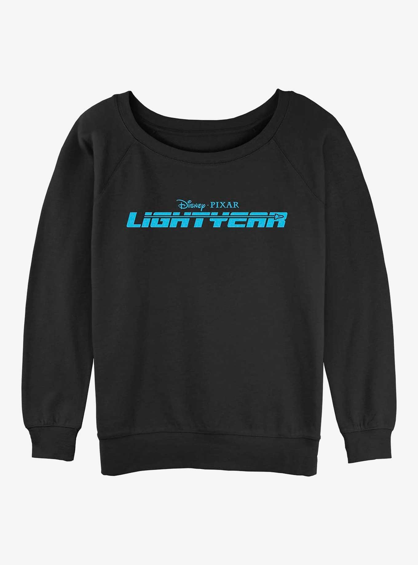 Disney Pixar Lightyear Logo Womens Slouchy Sweatshirt, , hi-res