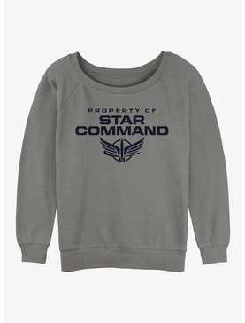 Disney Pixar Lightyear Property of Star Command Womens Slouchy Sweatshirt, , hi-res